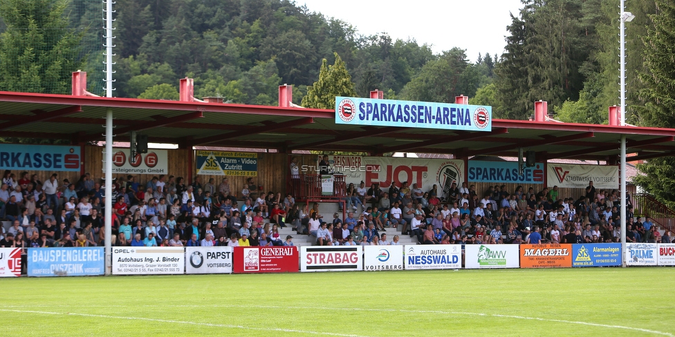 Voitsberg - Sturm Graz
Testspiel,  ASK Voitsberg - SK Sturm Graz, Sportplatz Voitsberg, 23.06.2018. 

Foto zeigt eine Innenansicht vom Sportplatz Voitsberg

