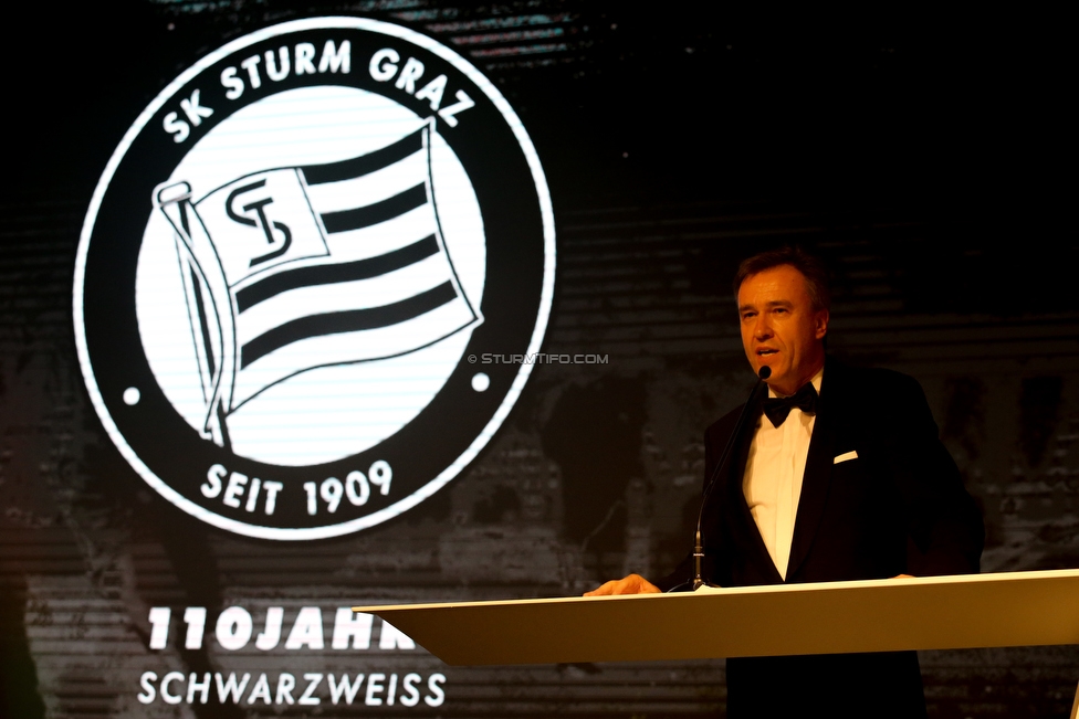 110 Jahre Gala Sturm
110 Jahre SK Sturm Graz Gala, Seifenfabrik Graz, 17.01.2019.

Foto zeigt Christian Jauk (Praesident Sturm)
