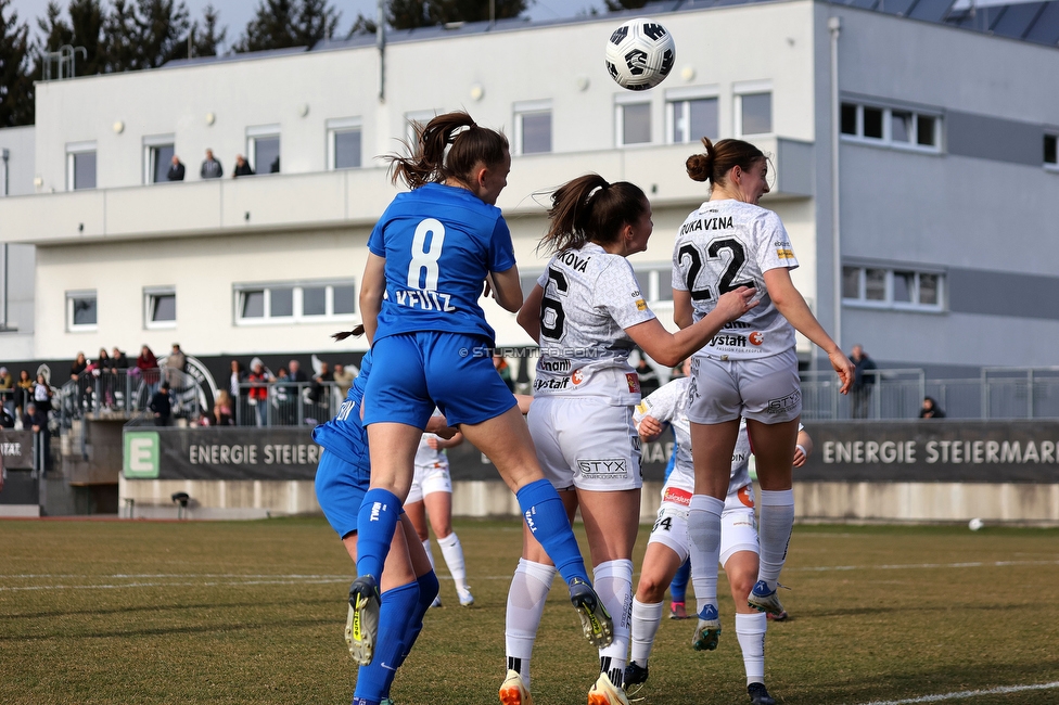 Sturm Graz - Neulengbach
OEFB Frauen Cup, SK Sturm Graz - USV Neulengbach, Trainingszentrum Messendorf Graz, 12.03.2023. 

Foto zeigt Julia Keutz (Sturm Damen)
