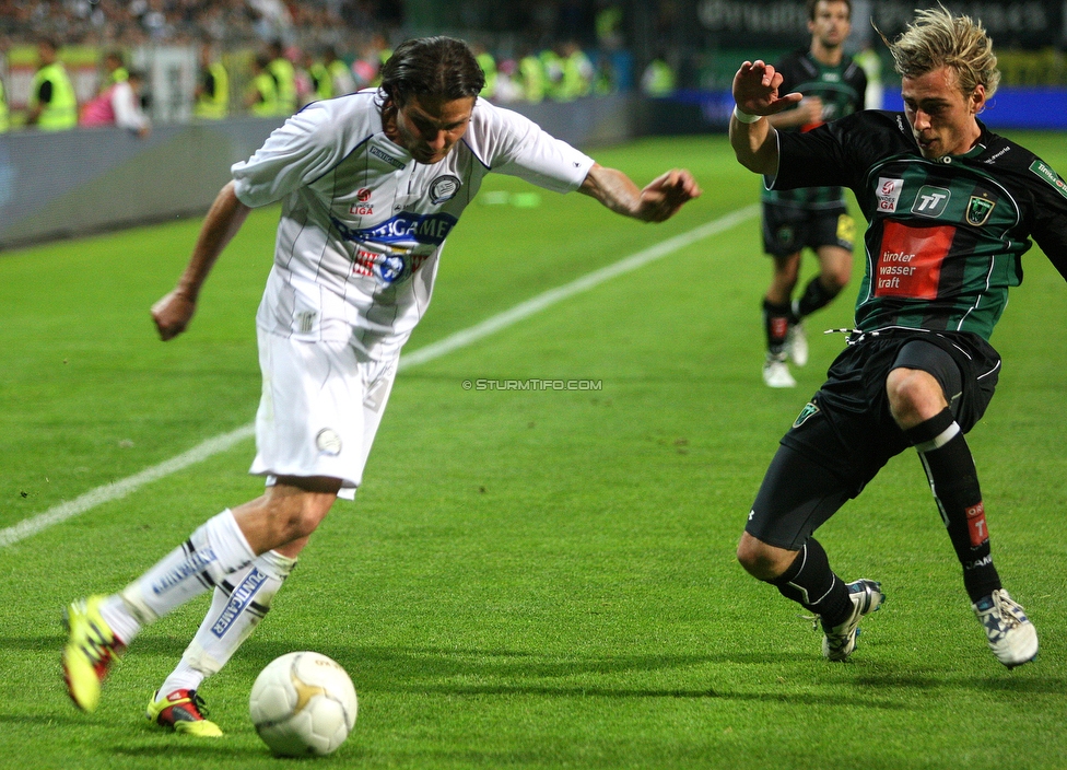 Sturm Graz - Innsbruck
Oesterreichische Fussball Bundesliga, 36. Runde, SK Sturm Graz - FC Wacker Innsbruck, Stadion Liebenau, 25.5.2011. 

Foto zeigt Imre Szabics (Sturm)
