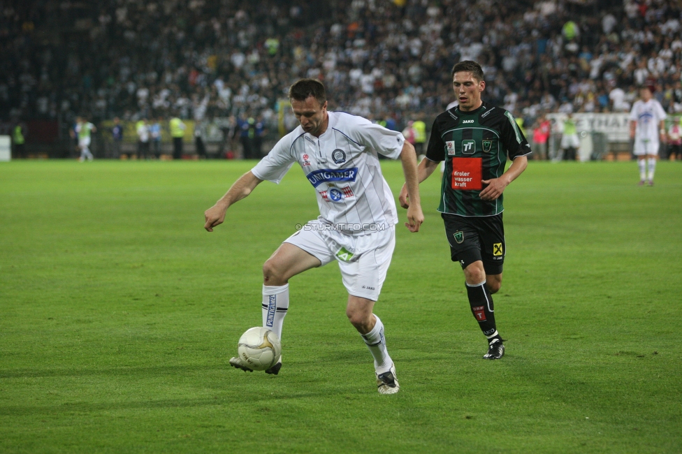 Sturm Graz - Innsbruck
Oesterreichische Fussball Bundesliga, 36. Runde, SK Sturm Graz - FC Wacker Innsbruck, Stadion Liebenau, 25.5.2011. 

Foto zeigt Samir Muratovic (Sturm)
