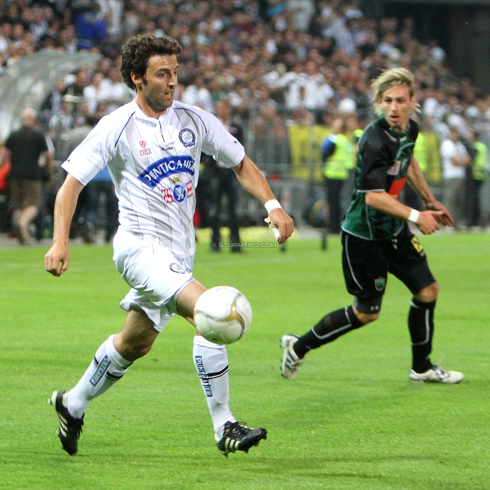 Sturm Graz - Innsbruck
Oesterreichische Fussball Bundesliga, 36. Runde, SK Sturm Graz - FC Wacker Innsbruck, Stadion Liebenau, 25.5.2011. 

Foto zeigt Joachim Standfest (Sturm)
