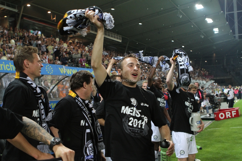 Sturm Graz - Innsbruck
Oesterreichische Fussball Bundesliga, 36. Runde, SK Sturm Graz - FC Wacker Innsbruck, Stadion Liebenau, 25.5.2011. 

Foto zeigt Klaus Salmutter (Sturm)
