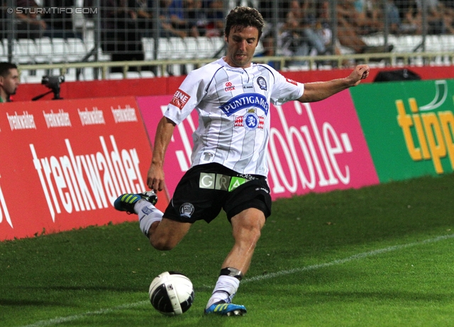 Admira - Sturm Graz
Oesterreichische Fussball Bundesliga, 7. Runde,  FC Admira - SK Sturm Graz, Stadion Suedstadt, 10.9.2011. 

Foto zeigt Joachim Standfest (Sturm)
