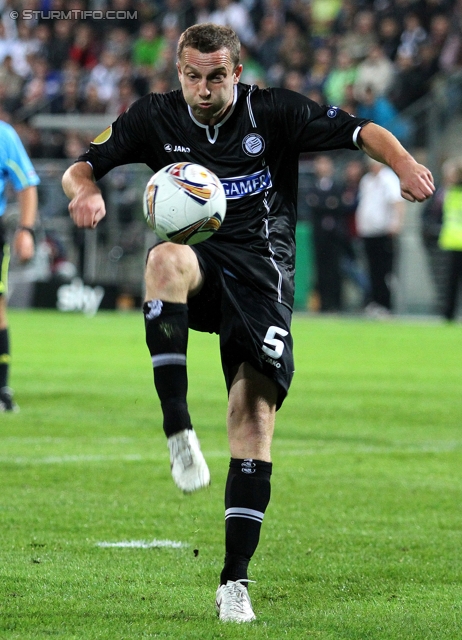 Sturm-Lok Moskau
UEFA Europa League Gruppenphase 1. Spieltag,  SK Sturm Graz - FC Lokomotiv Moskau, Stadion Liebenau, 15.9.2011. 

Foto zeigt Ferdinand Feldhofer (Sturm) 
