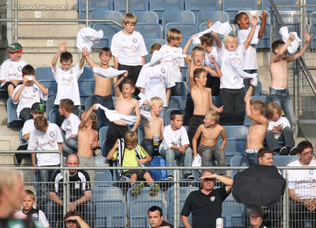 Sturm Graz - Innsbruck
Oesterreichische Fussball Bundesliga, 8. Runde,  SK Sturm Graz - FC Wacker Innsbruck, Stadion Liebenau Graz, 18.9.2011. 

Foto zeigt Fans von Sturm
