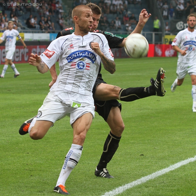 Sturm Graz - Innsbruck
Oesterreichische Fussball Bundesliga, 8. Runde,  SK Sturm Graz - FC Wacker Innsbruck, Stadion Liebenau Graz, 18.9.2011. 

Foto zeigt Patrick Wolf (Sturm)
