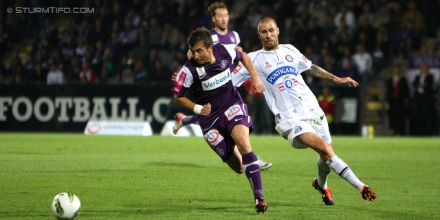 Austria Wien - Sturm Graz
Oesterreichische Fussball Bundesliga, 9. Runde,  FK Austria Wien - SK Sturm Graz, Franz-Horr-Stadion, 24.9.2011. 

Foto zeigt Patrick Wolf (Sturm)
