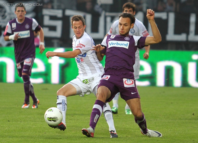 Austria Wien - Sturm Graz
Oesterreichische Fussball Bundesliga, 9. Runde,  FK Austria Wien - SK Sturm Graz, Franz-Horr-Stadion, 24.9.2011. 

Foto zeigt Christian Klem (Sturm)
