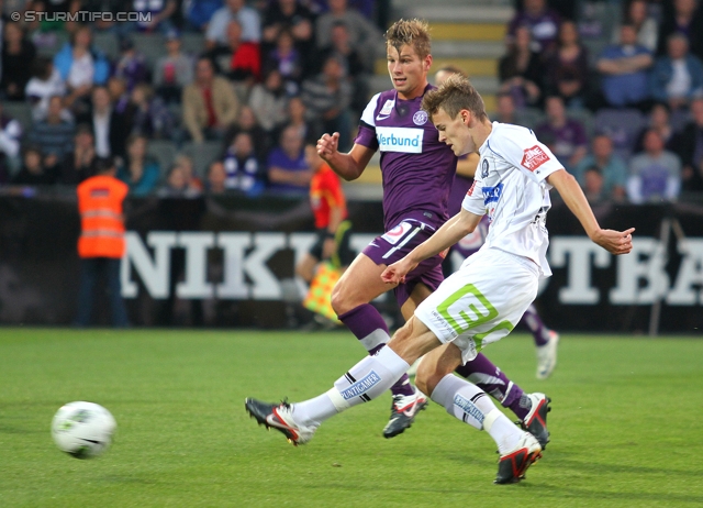 Austria Wien - Sturm Graz
Oesterreichische Fussball Bundesliga, 9. Runde,  FK Austria Wien - SK Sturm Graz, Franz-Horr-Stadion, 24.9.2011. 

Foto zeigt Stefan Stangl (Sturm)
