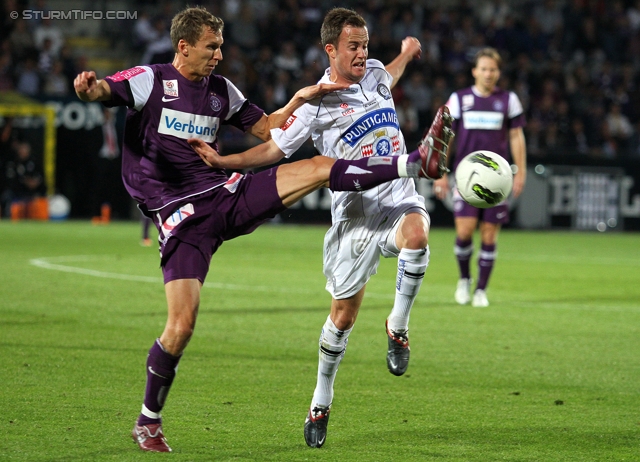 Austria Wien - Sturm Graz
Oesterreichische Fussball Bundesliga, 9. Runde,  FK Austria Wien - SK Sturm Graz, Franz-Horr-Stadion, 24.9.2011. 

Foto zeigt Christian Klem (Sturm)
