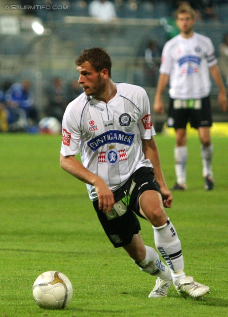 Sturm Graz - Ried
Oesterreichische Fussball Bundesliga, 10. Runde,  SK Sturm Graz - SV Ried, Stadion Liebenau Graz, 2.10.2011. 

Foto zeigt Juergen Saeumel (Sturm)
