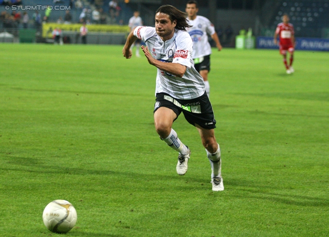 Sturm Graz - Ried
Oesterreichische Fussball Bundesliga, 10. Runde,  SK Sturm Graz - SV Ried, Stadion Liebenau Graz, 2.10.2011. 

Foto zeigt Imre Szabics (Sturm)
