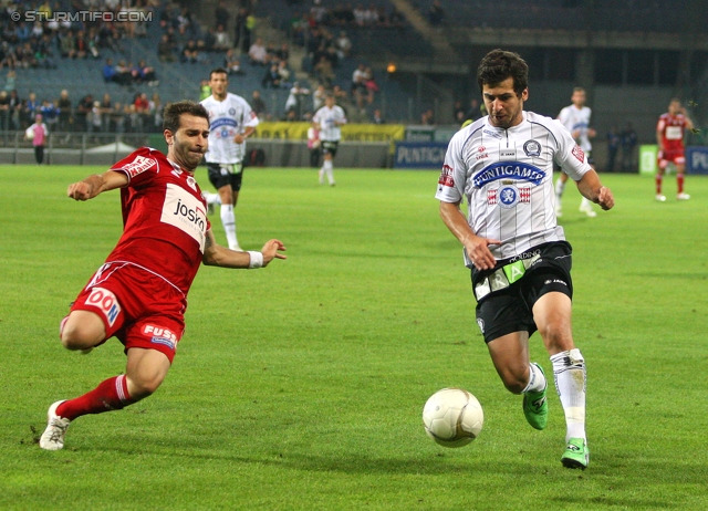 Sturm Graz - Ried
Oesterreichische Fussball Bundesliga, 10. Runde,  SK Sturm Graz - SV Ried, Stadion Liebenau Graz, 2.10.2011. 

Foto zeigt Giorgi Popkhadze (Sturm)
