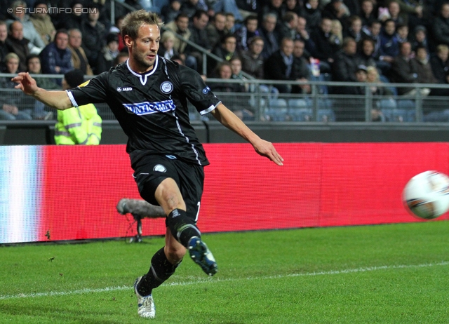 Sturm Graz - Anderlecht
UEFA Europa League Gruppenphase 3. Spieltag, SK Sturm Graz - RSC Anderlecht, Stadion Liebenau Graz, 20.10.2011. 

Foto zeigt Martin Ehrenreich (Sturm)
