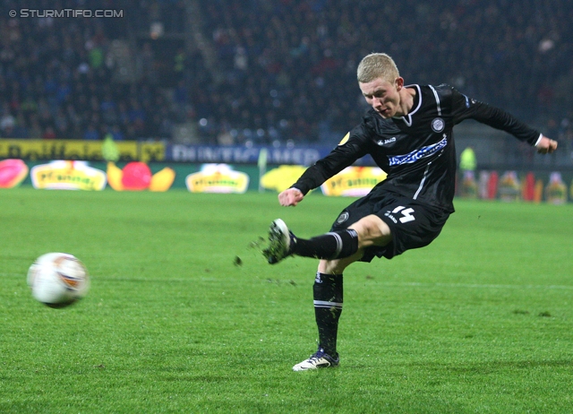 Sturm Graz - Anderlecht
UEFA Europa League Gruppenphase 3. Spieltag, SK Sturm Graz - RSC Anderlecht, Stadion Liebenau Graz, 20.10.2011. 

Foto zeigt Florian Kainz (Sturm)
