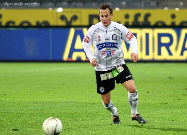 Sturm Graz - RB Salzburg
Oesterreichische Fussball Bundesliga, 12. Runde,  SK Sturm Graz - RB Salzburg, Stadion Liebenau Graz, 23.10.2011. 

Foto zeigt Christian Klem (Sturm)
