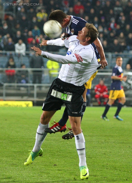 Sturm Graz - RB Salzburg
Oesterreichische Fussball Bundesliga, 12. Runde,  SK Sturm Graz - RB Salzburg, Stadion Liebenau Graz, 23.10.2011. 

Foto zeigt Roman Kienast (Sturm)
