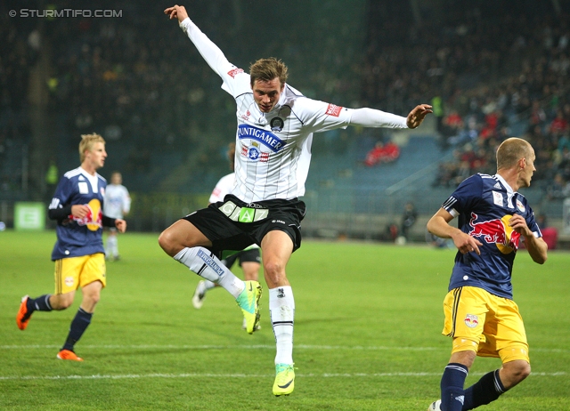 Sturm Graz - RB Salzburg
Oesterreichische Fussball Bundesliga, 12. Runde,  SK Sturm Graz - RB Salzburg, Stadion Liebenau Graz, 23.10.2011. 

Foto zeigt Roman Kienast (Sturm)
