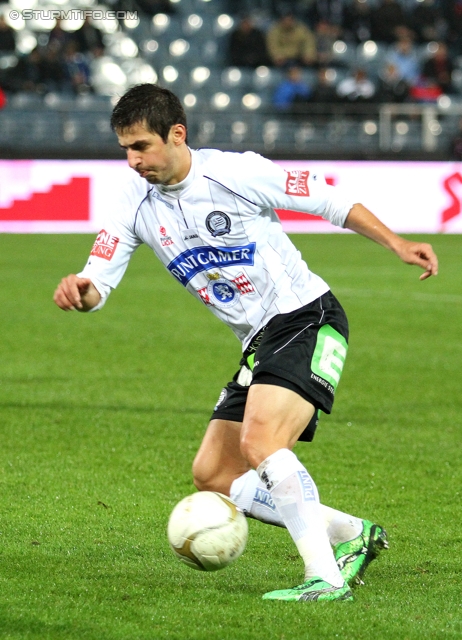 Sturm Graz - Admira
OEFB Cup, Achtelfinale,  SK Sturm Graz -  FC Admira, Stadion Liebenau Graz, 26.10.2011. 

Foto zeigt Giorgi Popkhadze (Sturm)
