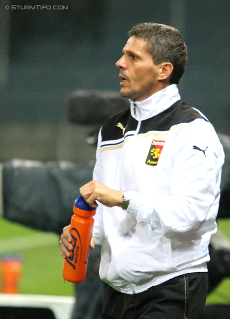 Sturm Graz - Admira
OEFB Cup, Achtelfinale,  SK Sturm Graz -  FC Admira, Stadion Liebenau Graz, 26.10.2011. 

Foto zeigt Dietmar Kuehbauer (Cheftrainer Admira)
