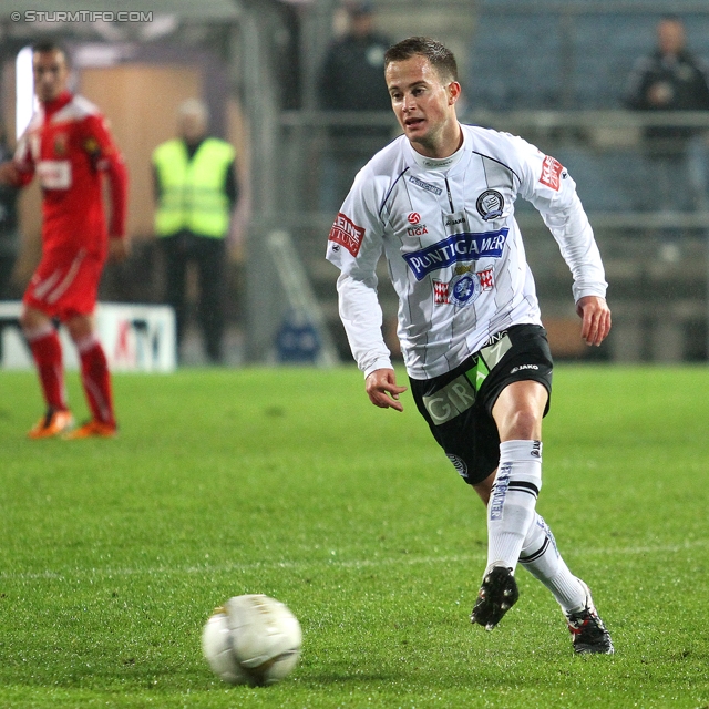 Sturm Graz - Admira
OEFB Cup, Achtelfinale,  SK Sturm Graz -  FC Admira, Stadion Liebenau Graz, 26.10.2011. 

Foto zeigt Christian Klem (Sturm)
