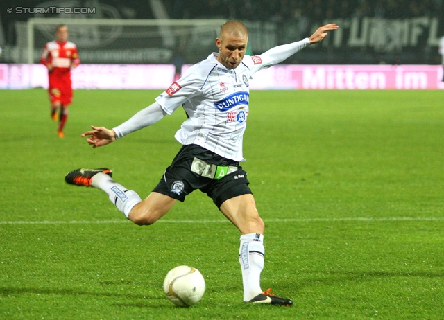 Sturm Graz - Admira
OEFB Cup, Achtelfinale,  SK Sturm Graz -  FC Admira, Stadion Liebenau Graz, 26.10.2011. 

Foto zeigt Patrick Wolf (Sturm)
