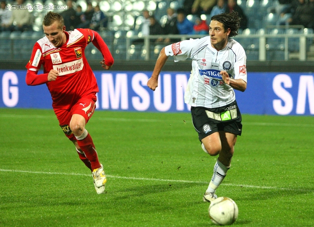 Sturm Graz - Admira
OEFB Cup, Achtelfinale,  SK Sturm Graz -  FC Admira, Stadion Liebenau Graz, 26.10.2011. 

Foto zeigt Imre Szabics (Sturm)
