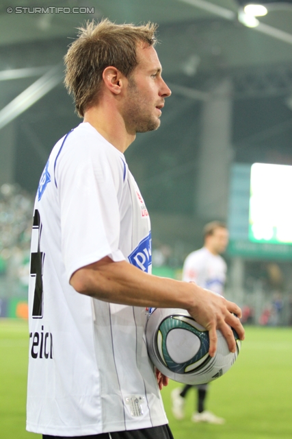 Rapid - Sturm Graz
Oesterreichische Fussball Bundesliga, 13. Runde,  SK Rapid Wien - SK Sturm Graz, Gerhard Hanappi Stadion Wien, 29.10.2011. 

Foto zeigt Martin Ehrenreich (Sturm)
