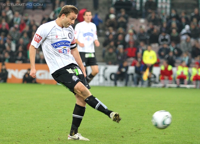 Rapid - Sturm Graz
Oesterreichische Fussball Bundesliga, 13. Runde,  SK Rapid Wien - SK Sturm Graz, Gerhard Hanappi Stadion Wien, 29.10.2011. 

Foto zeigt Ferdinand Feldhofer (Sturm) 
