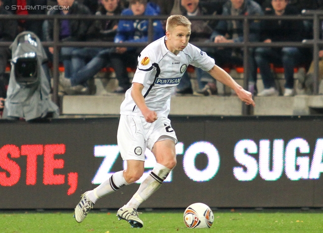 Anderlecht-Sturm
UEFA Europa League Gruppenphase 4. Spieltag, RSC Anderlecht - SK Sturm Graz, Constant Vanden Stock Stadion Anderlecht, 3.11.2011. 

Foto zeigt Matthias Koch (Sturm)
