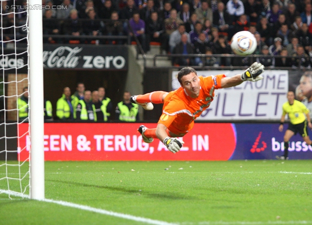 Anderlecht-Sturm
UEFA Europa League Gruppenphase 4. Spieltag, RSC Anderlecht - SK Sturm Graz, Constant Vanden Stock Stadion Anderlecht, 3.11.2011. 

Foto zeigt Silvije Cavlina (Sturm)
