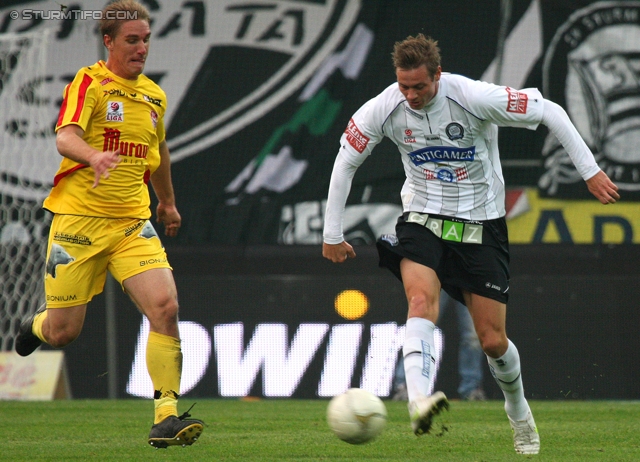 Sturm Graz - Kapfenberg
Oesterreichische Fussball Bundesliga, 14. Runde,  SK Sturm Graz - Kapfenberger SV, Stadion Liebenau Graz, 6.11.2011. 

Foto zeigt Roman Kienast (Sturm)
