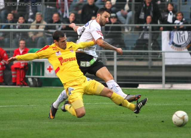 Sturm Graz - Kapfenberg
Oesterreichische Fussball Bundesliga, 14. Runde,  SK Sturm Graz - Kapfenberger SV, Stadion Liebenau Graz, 6.11.2011. 

Foto zeigt Darko Bodul (Sturm)
