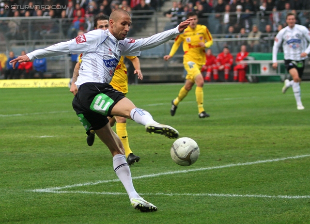 Sturm Graz - Kapfenberg
Oesterreichische Fussball Bundesliga, 14. Runde,  SK Sturm Graz - Kapfenberger SV, Stadion Liebenau Graz, 6.11.2011. 

Foto zeigt Patrick Wolf (Sturm)
