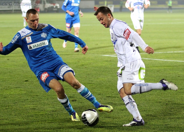 Wr. Neustadt - Sturm Graz
Oesterreichische Fussball Bundesliga, 15. Runde,  SC Wiener Neustadt - SK Sturm Graz, Stadion Wiener Neustadt, 19.11.2011. 

Foto zeigt Christian Klem (Sturm)
