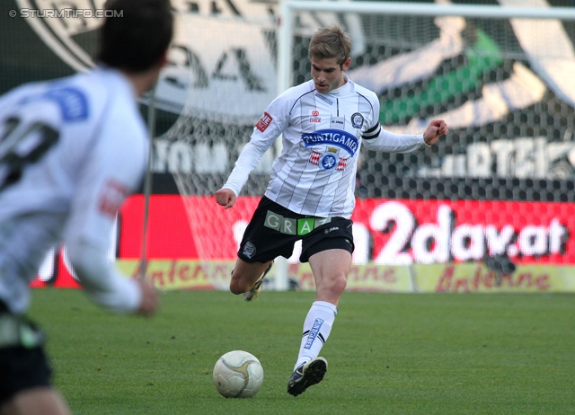 Sturm Graz - Admira
Oesterreichische Fussball Bundesliga, 16. Runde,  SK Sturm Graz - FC Admira, Stadion Liebenau Graz, 27.11.2011. 

Foto zeigt Manuel Weber (Sturm)
