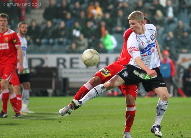 Sturm Graz - Admira
Oesterreichische Fussball Bundesliga, 16. Runde,  SK Sturm Graz - FC Admira, Stadion Liebenau Graz, 27.11.2011. 

Foto zeigt Florian Kainz (Sturm)
