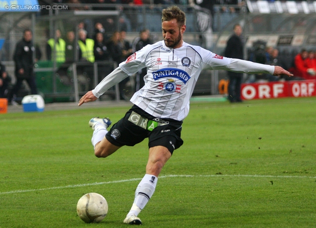 Sturm Graz - Admira
Oesterreichische Fussball Bundesliga, 16. Runde,  SK Sturm Graz - FC Admira, Stadion Liebenau Graz, 27.11.2011. 

Foto zeigt Martin Ehrenreich (Sturm)
