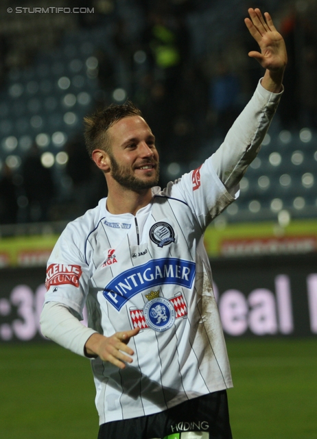 Sturm Graz - Admira
Oesterreichische Fussball Bundesliga, 16. Runde,  SK Sturm Graz - FC Admira, Stadion Liebenau Graz, 27.11.2011. 

Foto zeigt Martin Ehrenreich (Sturm)
