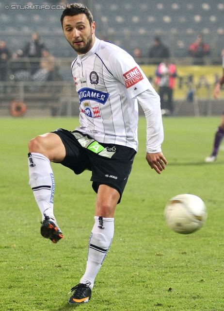 Sturm Graz - Austria Wien
Oesterreichische Fussball Bundesliga, 18. Runde, SK Sturm Graz - FK Austria Wien, Stadion Liebenau Graz, 10.12.2011. 

Foto zeigt Darko Bodul (Sturm)
