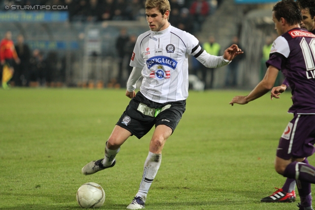 Sturm Graz - Austria Wien
Oesterreichische Fussball Bundesliga, 18. Runde, SK Sturm Graz - FK Austria Wien, Stadion Liebenau Graz, 10.12.2011. 

Foto zeigt Manuel Weber (Sturm)
