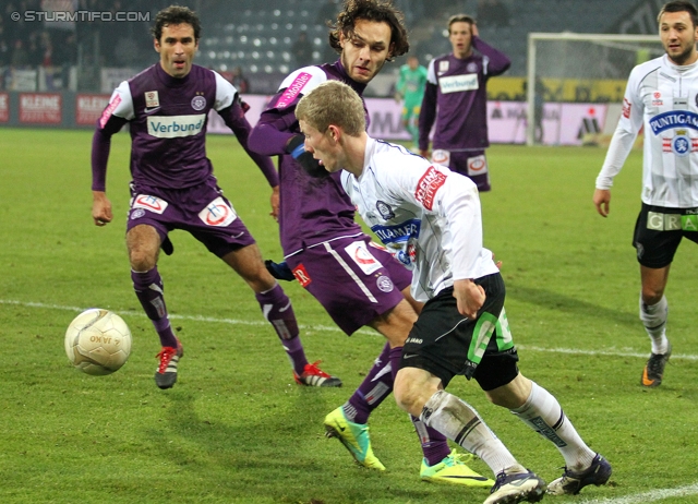 Sturm Graz - Austria Wien
Oesterreichische Fussball Bundesliga, 18. Runde, SK Sturm Graz - FK Austria Wien, Stadion Liebenau Graz, 10.12.2011. 

Foto zeigt Martin Ehrenreich (Sturm)
