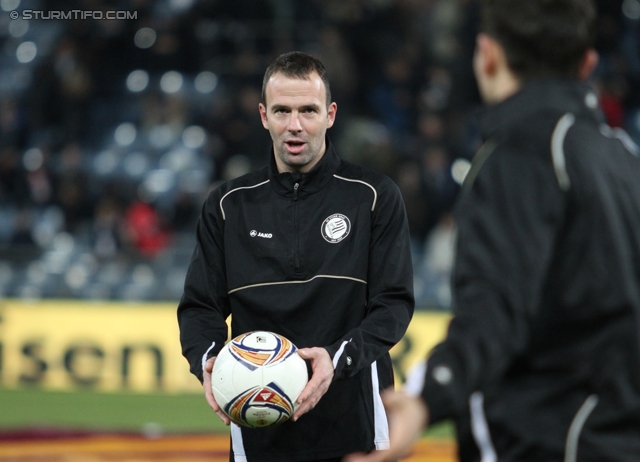 Sturm Graz - AEK Athen
UEFA Europa League Gruppenphase 6. Spieltag, SK Sturm Graz - AEK Athen, Stadion Liebenau Graz, 14.12.2011. 

Foto zeigt Mario Haas (Sturm)
