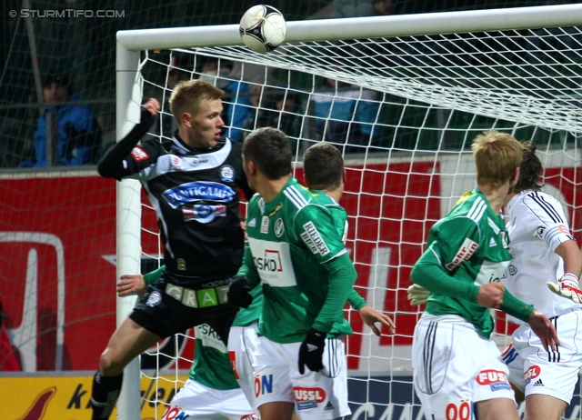 Ried - Sturm Graz
Oesterreichische Fussball Bundesliga, 19. Runde,  SV Ried - SK Sturm Graz, Arena Ried, 17.12.2011. 

Foto zeigt Dominic Puercher (Sturm)
