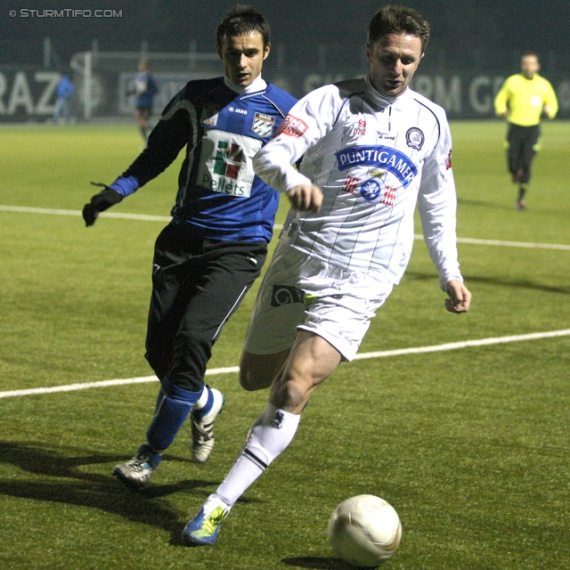 Sturm - WAC
Oesterreichische Fussball Bundesliga, Testspiel, SK Sturm Graz - WAC/St. Andrae, Trainingszentrum Messendorf, 18.1.2012. 

Foto zeigt Samir Muratovic (Sturm)
