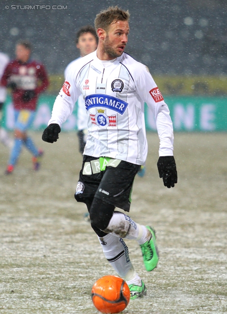 Sturm Graz - Mattersburg
Oesterreichische Fussball Bundesliga, 20. Runde,  SK Sturm Graz - SV Mattersburg, Stadion Liebenau Graz, 11.02.2012. 

Foto zeigt Martin Ehrenreich (Sturm)
