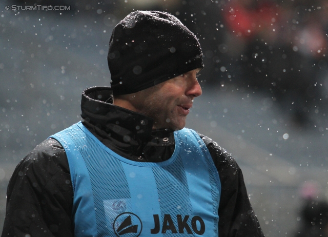 Sturm Graz - Mattersburg
Oesterreichische Fussball Bundesliga, 20. Runde,  SK Sturm Graz - SV Mattersburg, Stadion Liebenau Graz, 11.02.2012. 

Foto zeigt Mario Haas (Sturm)
