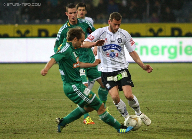 Sturm Graz - Rapid
Oesterreichische Fussball Bundesliga, 22. Runde, SK Sturm Graz - SK Rapid Wien, Stadion Liebenau Graz, 25.02.2012. 

Foto zeigt Juergen Saeumel (Sturm)
