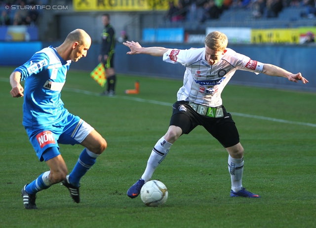 Sturm Graz - Wr. Neustadt
Oesterreichische Fussball Bundesliga, 24. Runde, SK Sturm Graz - SC Wiener Neustadt, Stadion Liebenau Graz, 10.3.2012. 

Foto zeigt Florian Kainz (Sturm)
